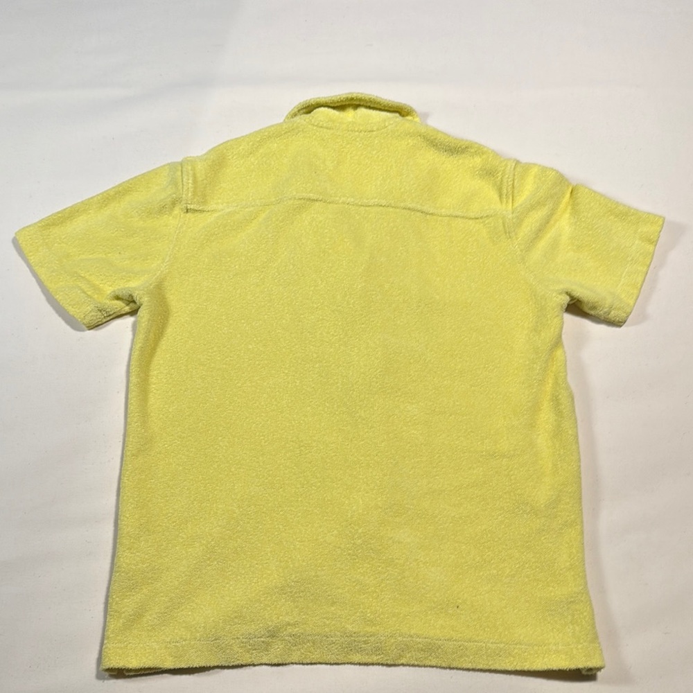 Orlebar Brown Yellow Howell Toweling Button Down Shirt - Picture 4 of 10